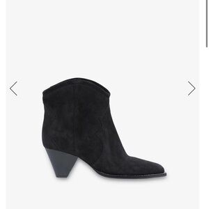 Isabel Marant Black Western Ankle "Darizo" Boots